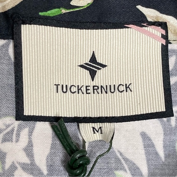 Tuckernuck Verdant Iris Royal Mini Shirt Dress-Womens M-Black/Green-Fall-NEW-NWT - Picture 5 of 10